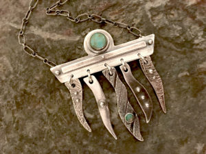 Metal Clay - Coat of Arms Pendant @ A Place to Bead | San Marino | California | United States