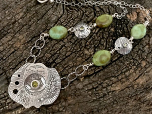 Metal Clay - Half Dome Shadow Box Pendant @ A Place to Bead | San Marino | California | United States