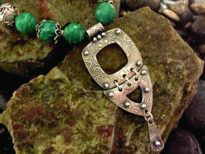 Metal Clay - Mata Hari Pendant @ A Place to Bead | San Marino | California | United States