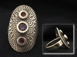 Metal Clay - Medieval Shield Ring @ A Place to Bead | San Marino | California | United States