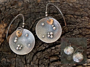 Moonscape Earrings @ A Place to Bead | San Marino | California | United States
