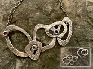 Metal Clay - Nebulous Necklace @ A Place to Bead | San Marino | California | United States