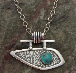 Metal Clay - Asian Interlude Pendant @ A Place to Bead | San Marino | California | United States