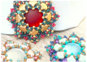 Winter Lotus Ornament - Freckled Pear Workshop & Trunk Show @ A Place to Bead | San Marino | California | United States