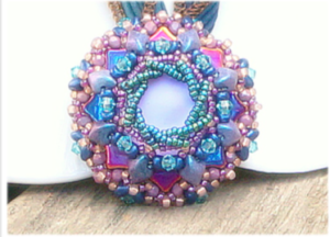 Zinnia Pendant - Freckled Pear Workshop & Trunk Show @ A Place to Bead | San Marino | California | United States