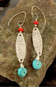 Summer Breeze Fine Silver Earrings @ A Place to Bead | San Marino | California | United States