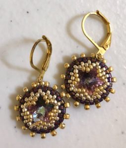 Star Bezel Earrings